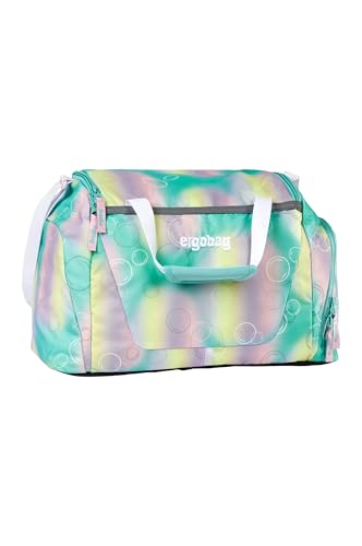 ergobag Sporttasche mit Nassfach, 20 Liter, Kindersporttasche, Schwimmtasche, Unisex, Verschiedene Motive ZauBärwelt - Rosa von ergobag