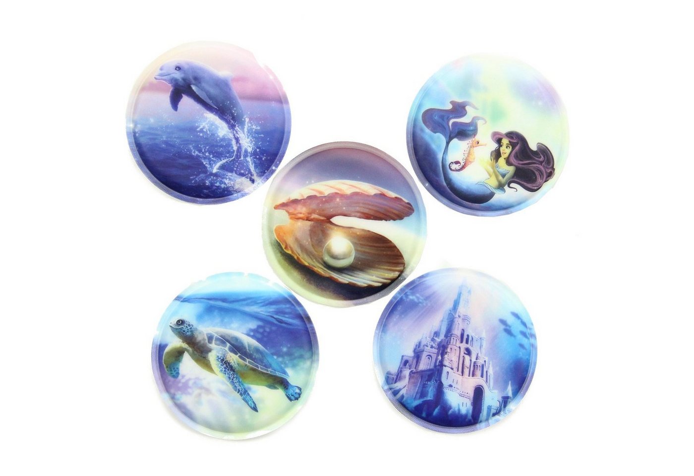 ergobag Taschenanhänger Klettie-Set 5-tlg. Meerjungfrauen von ergobag