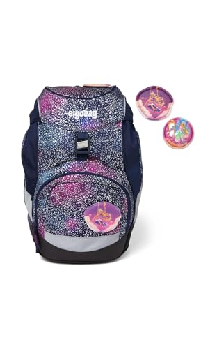 ergobag Unisex Kinder Prime Bearlaxy Rucksack, Mehrfarbig (Mehrfarbig), Einheitsgröße von ergobag