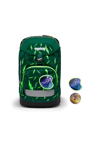 ergobag Unisex Kinder Prime Beartastic Rucksack, Mehrfarbig (Mehrfarbig), Einheitsgröße von ergobag