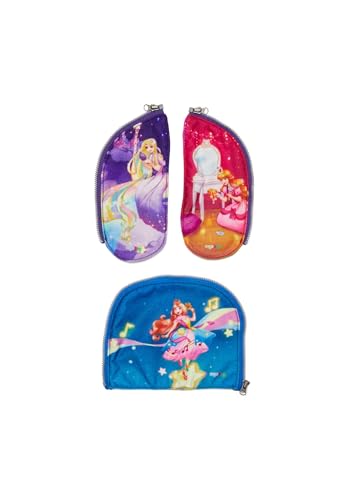 ergobag Zippies Schulranzen Zubehör Set 3-teilig für Kinder, Jungen und Mädchen Prinzessin - Pink von ergobag