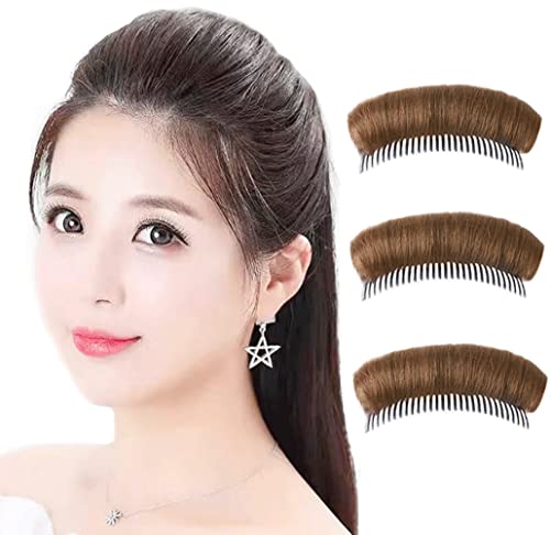 3 Stück Bump It Up Volumen Haarbasis Frauen Volumen Bump Einsätze Haarknoten Unsichtbare Kunsthaar Clip Haar Bump Up Kämme Clips Bump Flauschiges Haarpolster Styling Einsatz von ericotry