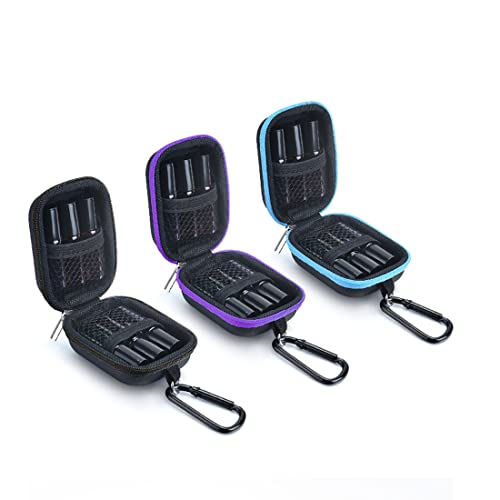 ericotry 3 STÜCKE Tragbare Aufbewahrungstasche für Ätherische Öle Ätherisches Öl Flaschenregal Container Organizer Hartschalenkoffer Hält 6 Flaschen (kann 1-5 ml Rollerflasche halten) von ericotry