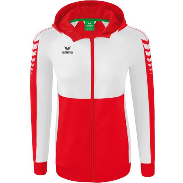 ERIMA Damen Six Wings Trainingsjacke mit Kapuze von erima