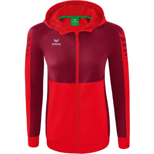 ERIMA Damen Six Wings Trainingsjacke mit Kapuze von erima