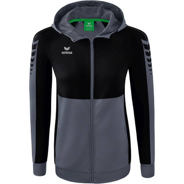 ERIMA Damen Six Wings Trainingsjacke mit Kapuze von erima