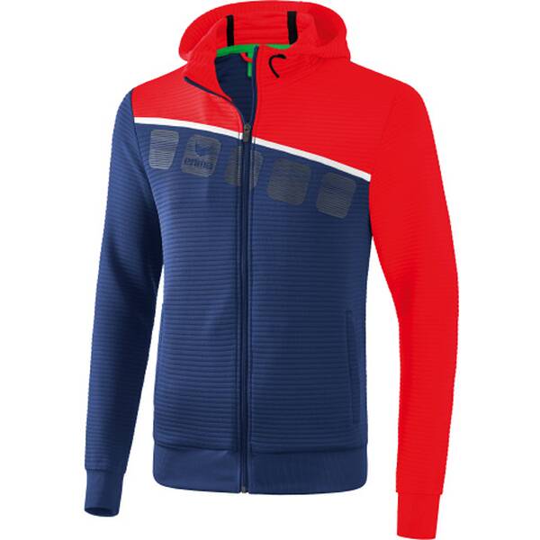 ERIMA Fußball - Teamsport Textil - Jacken 5-C Trainingsjacke mit Kapuze Kids von erima