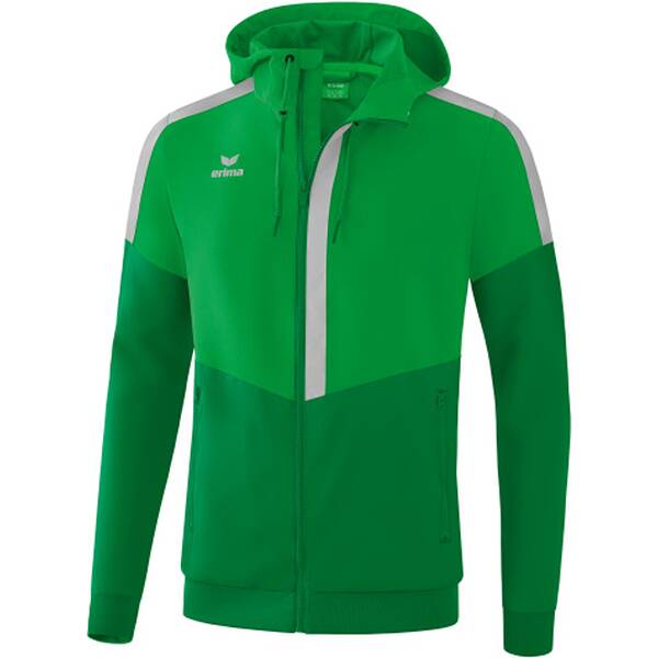 ERIMA Herren Squad Tracktop Jacke mit Kapuze von erima