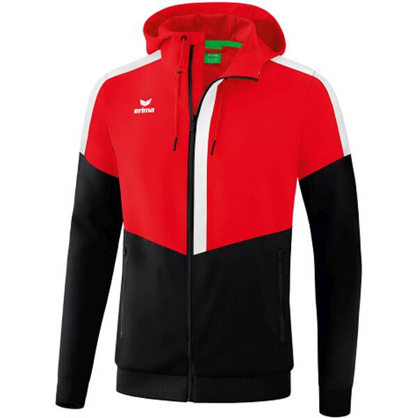 ERIMA Herren Squad Tracktop Jacke mit Kapuze von erima