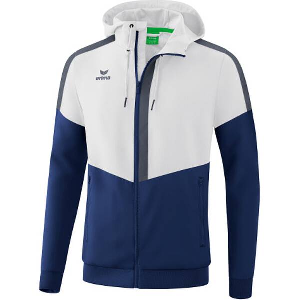 ERIMA Herren Squad Tracktop Jacke mit Kapuze von erima