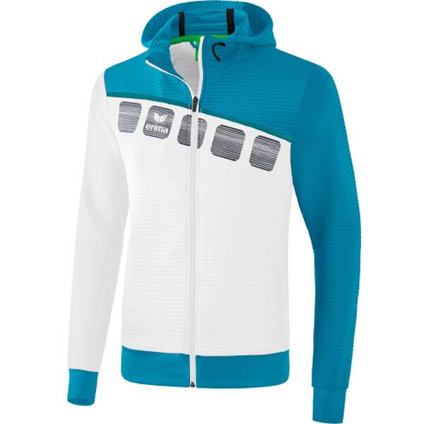 ERIMA Trainingsjacke mit Kapuze 5-C von erima