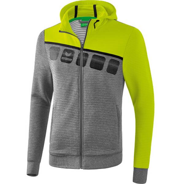 ERIMA Trainingsjacke mit Kapuze 5-C von erima