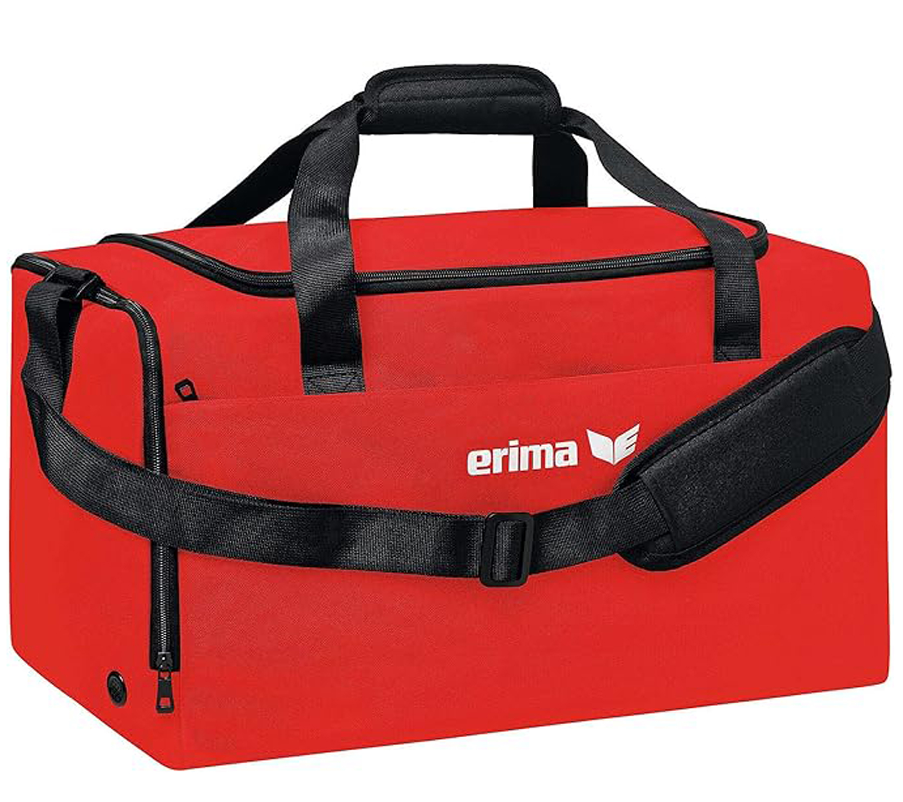 erima Sportsbag Team Tasche Sport-Tasche Fußball-Tasche mit Nassfach Fitness-Studio Tasche 25 Liter 7232102 Rot von erima