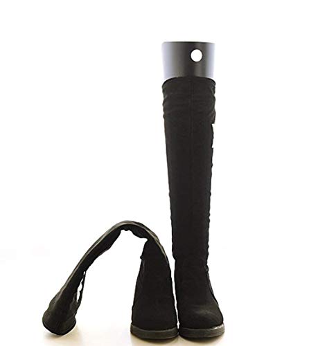 2Pairs Schuhbäume Große kurze Stiefel-Former-Baum-Einsätze Knie-hohe Schuhe Schenkel-Stiefel-Halter-Unterstützung für Frauen-Dame die meisten Schuhe Stiefel-Unterstützung von erioctry