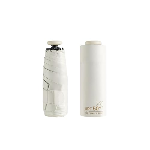 Mini Taschenschirm mit Kinder Reise Regenschirm Freien UV schutz UPF 50, 99,9 % für Damen Umbrella Klein Sonnenschutz Koffer Kompakt Durchmesser 91 cm Beschichtung Gegen Feuchtigkeitsschäden von erised's bifrost