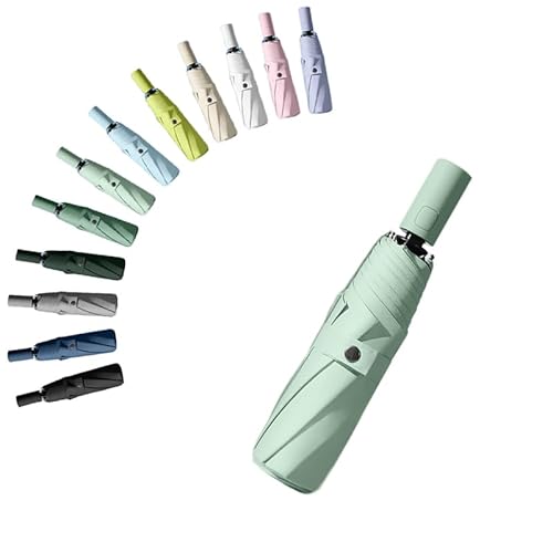 erised's bifrost Faltender Regenschirm 8 Rippen Freien UV Schutz,Sonnenschutz Kleiner Sonnenschutzfür Koffer Kompakt Taschenschirm für Damen und Kinder Reise Automatisch auf und zu mit Drucktaste von erised's bifrost