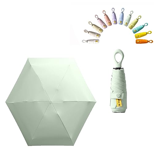 erised's bifrost Mini Faltender Regenschirm Freien UV Schutz,kreativer Ringgriff,Sonnenschutz Klein für Koffer Taschenschirm,Beschichtung Gegen Feuchtigkeitsschäden für Damen und Kinder Reise erised's bifrost Mini Faltender Regenschirm Freien UV Schutz,kreativer Ringgriff,Sonnenschutz Klein für Koffer Taschenschirm,Beschichtung Gegen Feuchtigkeitsschäden für Damen und Kinder Reise von erised's bifrost