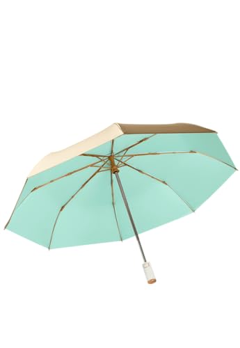 erised's bifrost Regenschirm Taschenschirm ø 100 cm mit Auf zu Automatik Ergonomischem Griff Design,Gold Beschichtung Gegen Feuchtigkeitsschäden,UV Schutz,für Herren/Damen/Mädchen von erised's bifrost