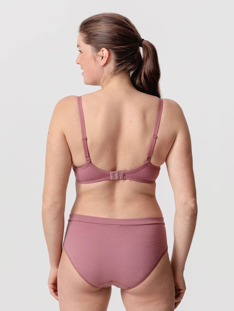 erlich textil Amela für Frauen aus Baumwolle (aus kontrolliert biologischem Anbau) in mauve von erlich textil