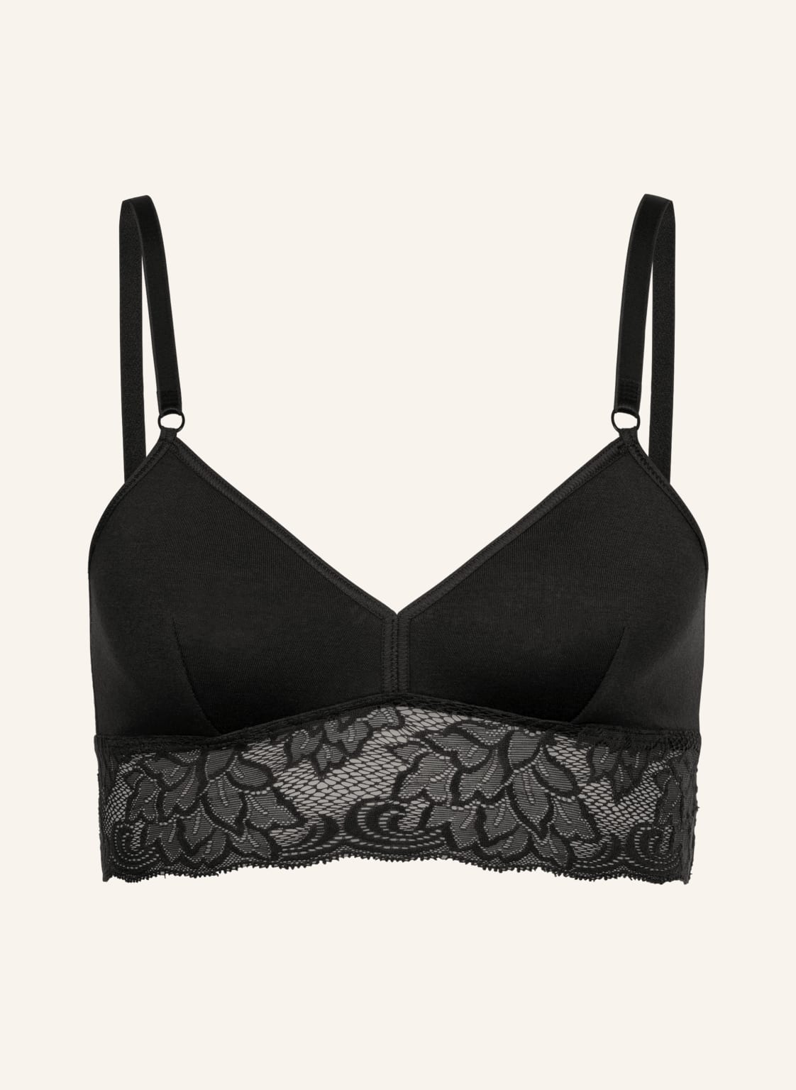 Erlich Textil Bralette Amelie schwarz von erlich textil