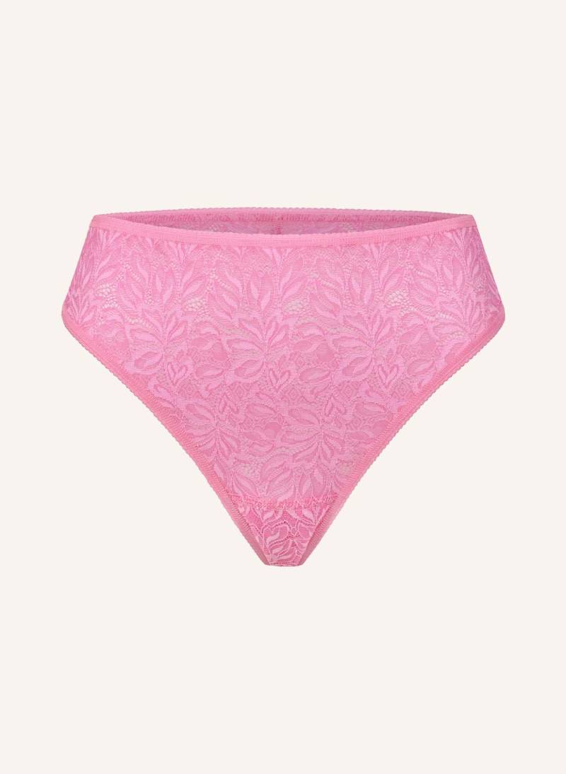 Erlich Textil String Iconic Lace High Waist Brazil String pink von erlich textil
