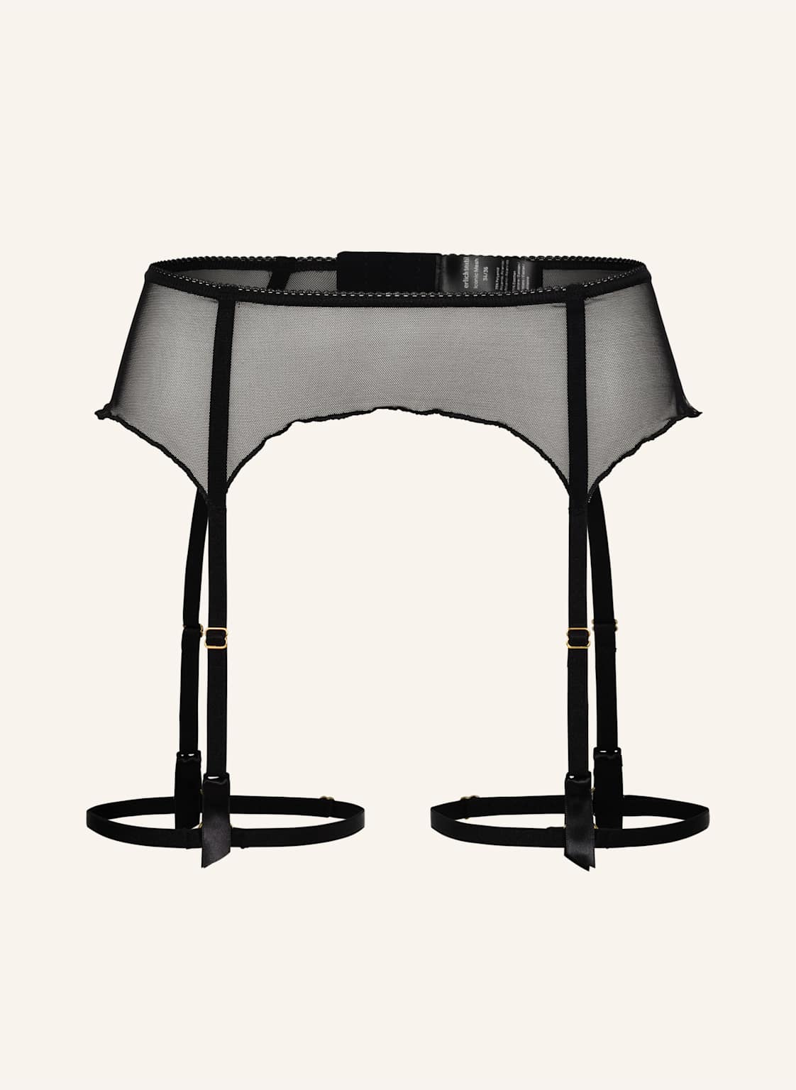 Erlich Textil Strumpfhalter Iconic Mesh Strumpfhalter schwarz von erlich textil
