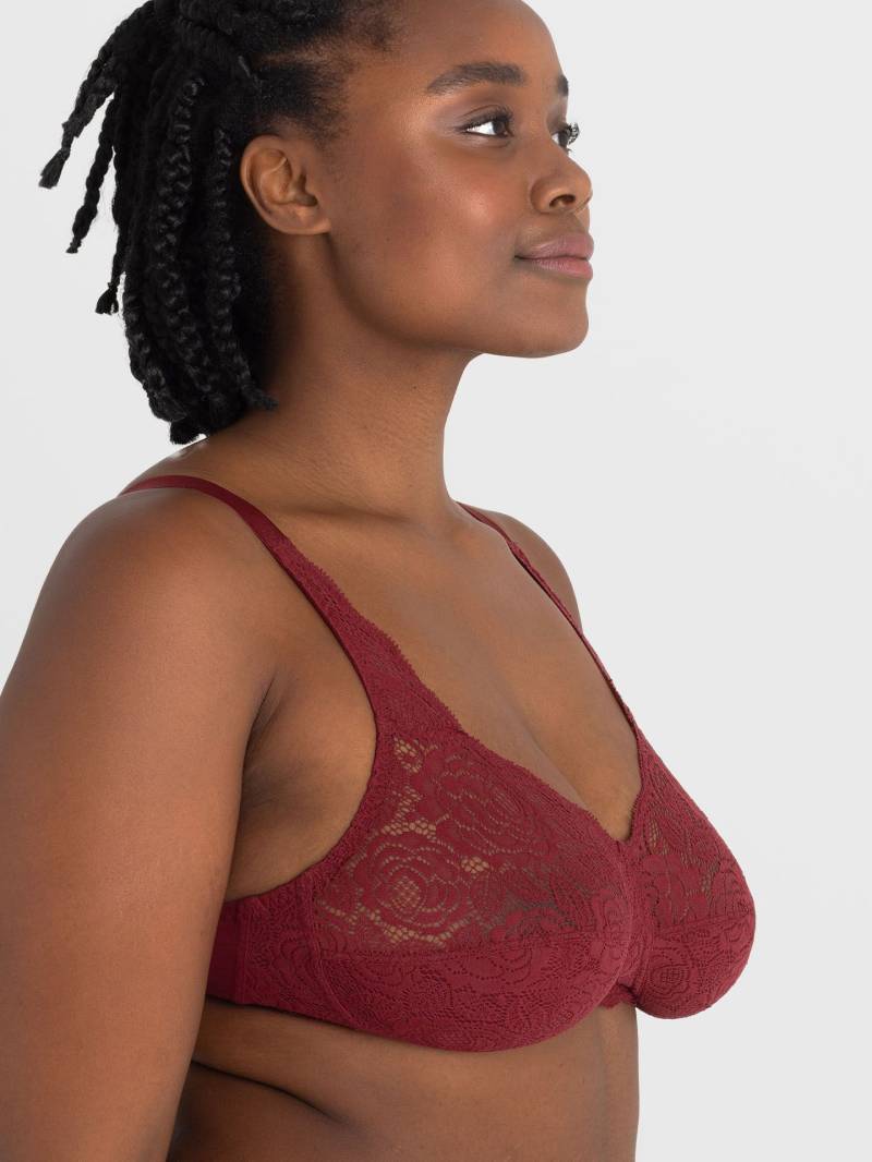 erlich textil Paula für Frauen aus Polyamid in weinrot von erlich textil