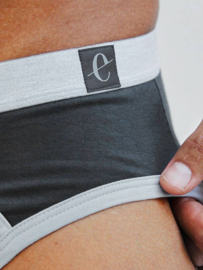 erlich textil Theo für Männer aus Baumwolle (aus kontrolliert biologischem Anbau) in graphit von erlich textil