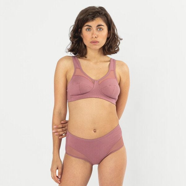 erlich textil Anni bügelloser Mesh BH aus Bio-Baumwolle, made in Europe von erlich textil