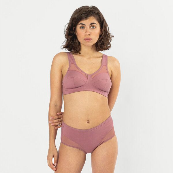 erlich textil Anni bügelloser Mesh BH aus Bio-Baumwolle, made in Europe von erlich textil