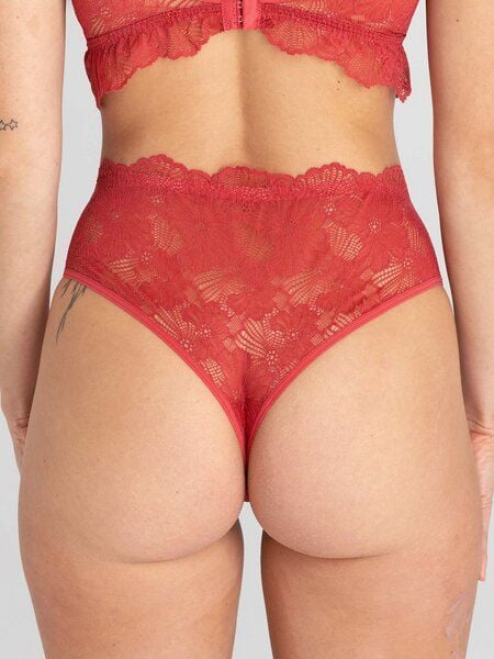 erlich textil Classy Lace Brazil Slip mit Spitze aus weichem recyceltem Polyamid, made in Europe von erlich textil