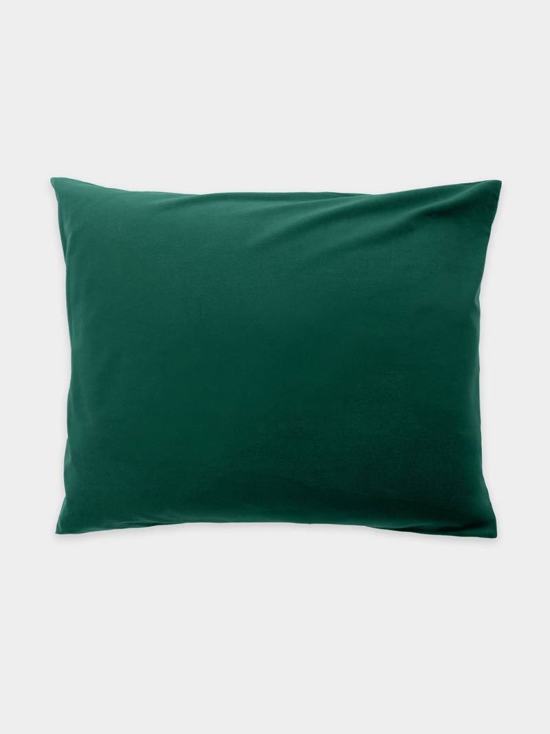 erlich textil Cotton Select Kopfkissenbezug für Unisex aus Baumwolle (kbA) in tannengrün von erlich textil