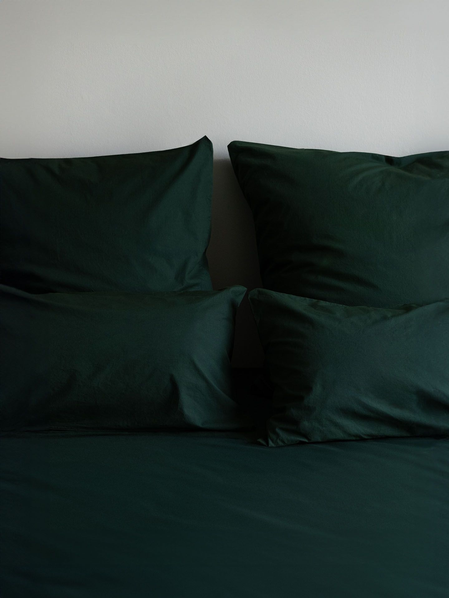 erlich textil Cotton Select Spannbettlaken für Unisex aus Baumwolle (in Umstellung) in waldgrün von erlich textil