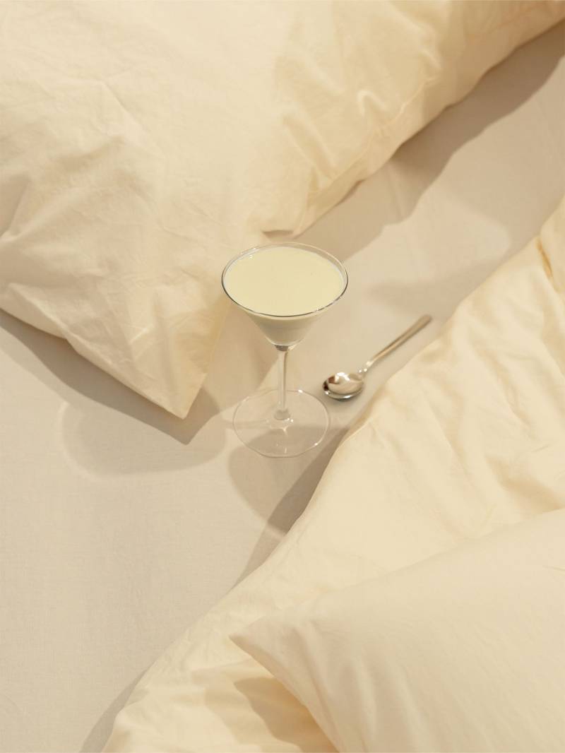 erlich textil Cotton Select Spannbettlaken für Unisex aus Baumwolle (in Umstellung) in zabaione von erlich textil