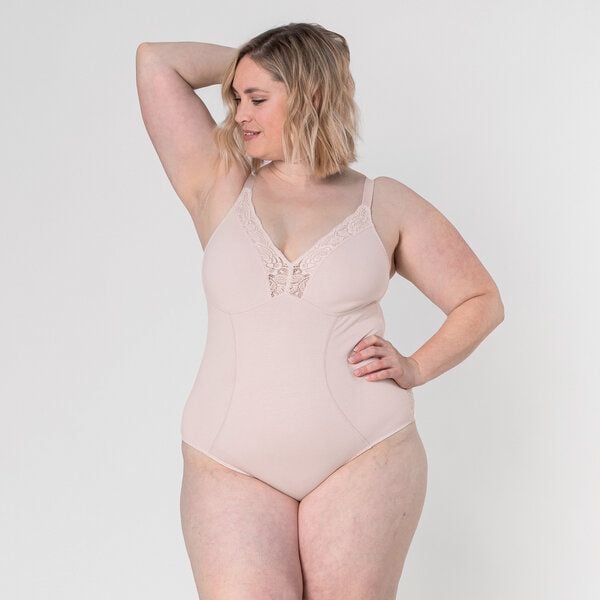 erlich textil Eleonora Body mit Spitze aus Bio-Baumwolle, made in Europe von erlich textil