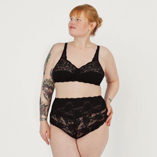 erlich textil Hermine Taillenslip mit Spitze aus Q-Nova, made in Europe erlich textil Hermine Taillenslip mit Spitze aus Q-Nova, made in Europe von erlich textil