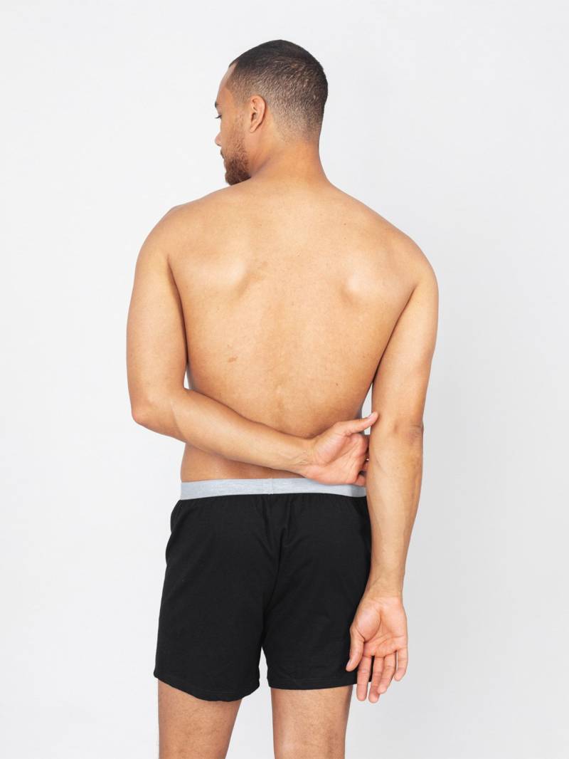 erlich textil Karl für Männer aus Baumwolle (aus kontrolliert biologischem Anbau) in schwarz von erlich textil