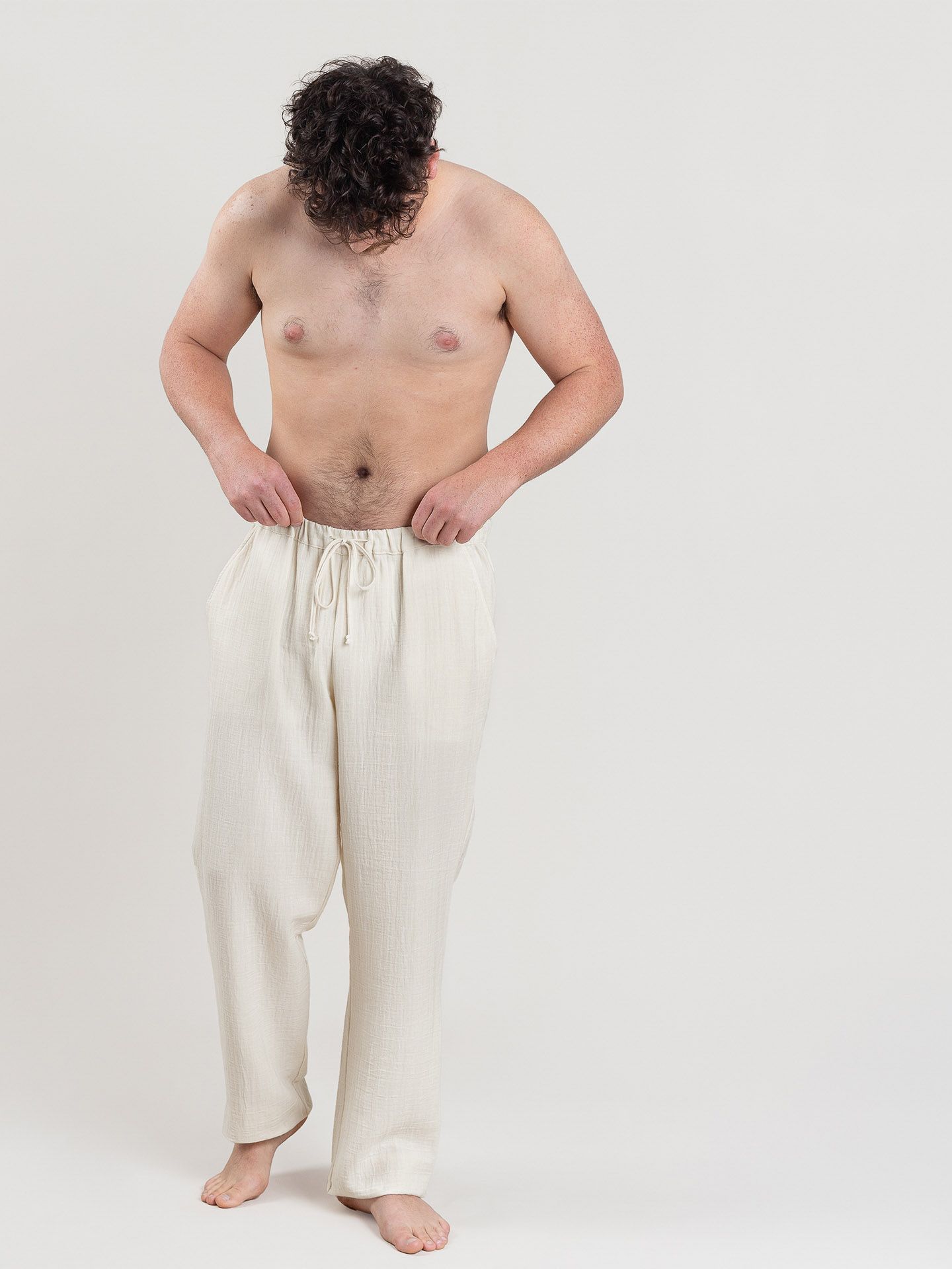 erlich textil Leif für Unisex aus Baumwolle (aus kontrolliert biologischem Anbau) in wollweiß von erlich textil