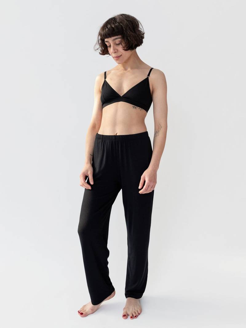 erlich textil Luna für Frauen aus TENCEL™ Modal x Micro in schwarz von erlich textil