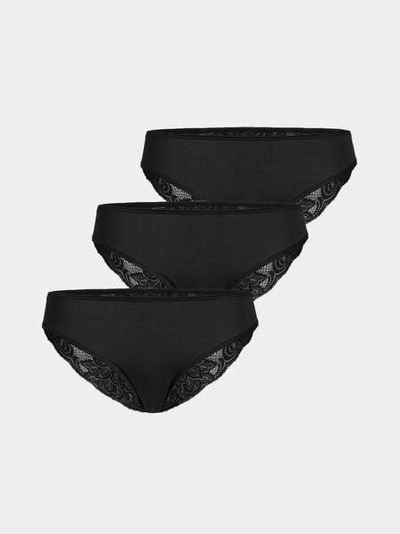 erlich textil Sophie im 3er Pack Slip mit Spitze aus weichem Modal, made in Europe von erlich textil