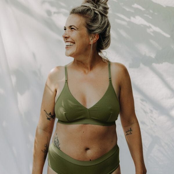 erlich textil Viola bügelloser BH aus Bio-Baumwolle, made in Europe von erlich textil