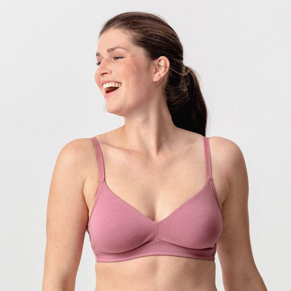 erlich textil Amela bügelloser BH mit variablen Trägern aus Bio-Baumwolle, made in Europe von erlich textil