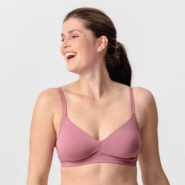 erlich textil Amela bügelloser BH mit variablen Trägern aus Bio-Baumwolle, made in Europe von erlich textil