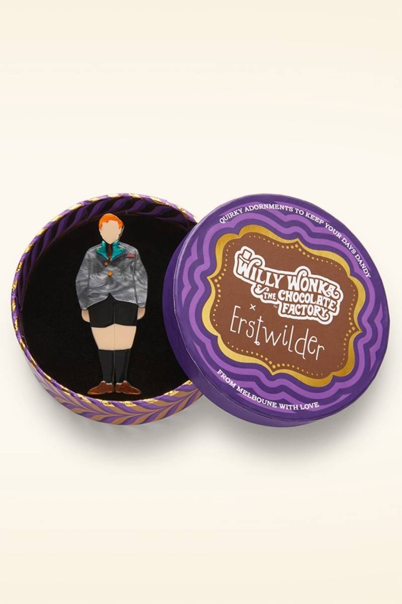 Augustus Gloop Brosche Augustus Gloop Brosche von erstwilder