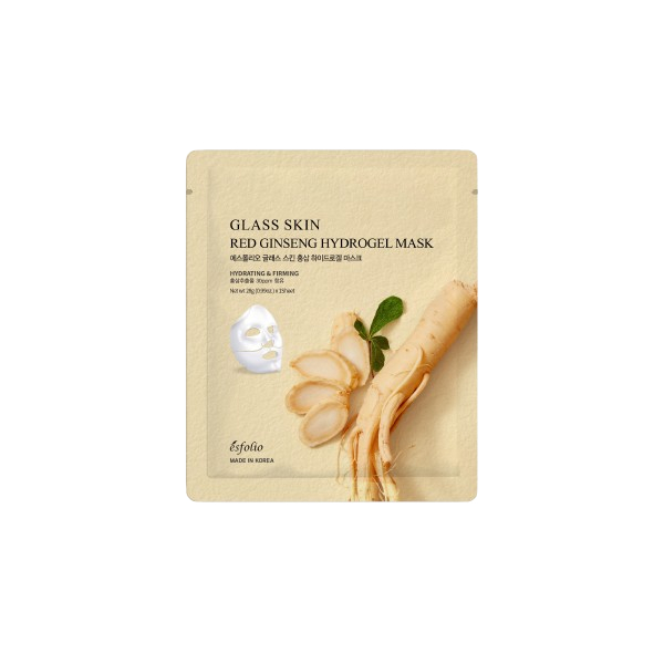 esfolio - Glass Skin Red Ginseng Hydrogel Mask - 28g*1ea von esfolio