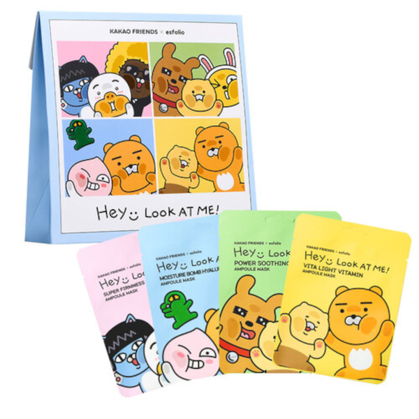 esfolio - Look At Me Ampoule Mask Set [Kakao Friends Edition] - 25ml x 8ea von esfolio