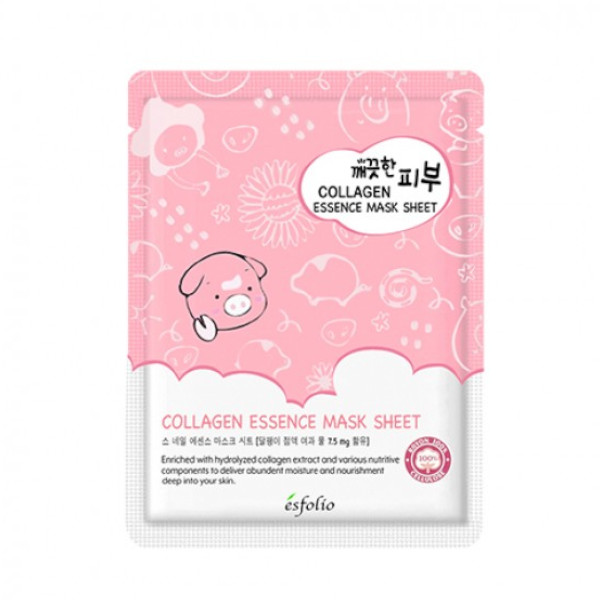 esfolio - Pure Skin Collagen Essence Mask Sheet - 10stück von esfolio