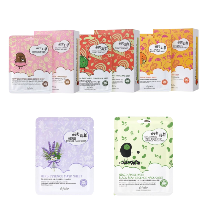 esfolio - Pure Skin Essence Mask Sheet (5ea) Buffet Set B von esfolio
