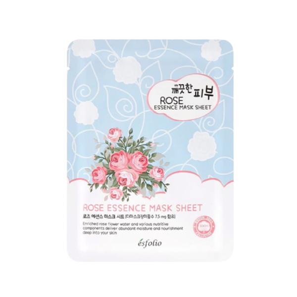 esfolio - Pure Skin Essence Mask Sheet - 25ml*1stück - Rose von esfolio