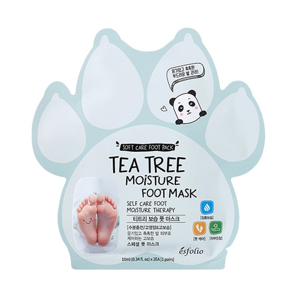 esfolio - Tea Tree Moisture Foot Mask - 10ml X 1paar von esfolio